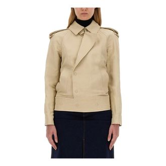 Burberry WW Bomber Jacket - female - Burberry - Light Jackets - Beige - 3XS - Jackets