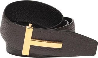 Tom Ford Heren, Accessoires, Bruin, Maat: 80 CM Leer