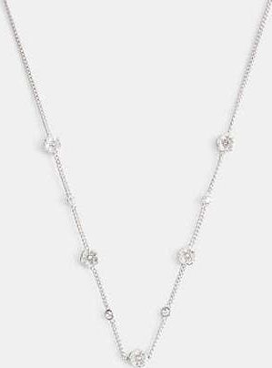 Coach Tea Rose Station Necklace