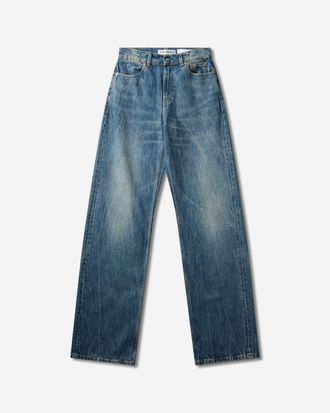 Our Legacy Women s Wata Cut Jeans River Blue Wash