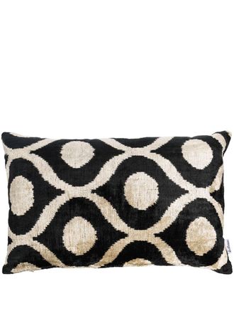 Les-Ottomans double-sided velvet cushion 40x60cm - Neutrals