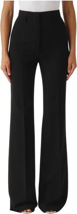 Max Mara Dames, Broeken, Zwart, Maat: XS Leer