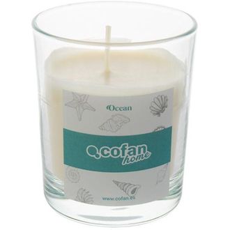 cofan Cofan - Vela Aromatica De Cera Vegetal Ocean 125 G Caja 12 Unid