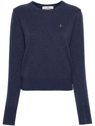 Vivienne Westwood Bea Orb-motif jumper - Blue