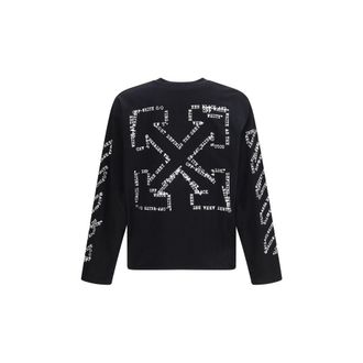 Off-white Mens Black Cotton Sportswear Clothing