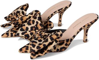 Loeffler Randall Margot Bow Mule Womens Shoes Leopard : 7.5 B - Medium, Synthetic