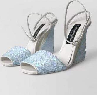 Dolce & Gabbana sequin ankle-strap sandals