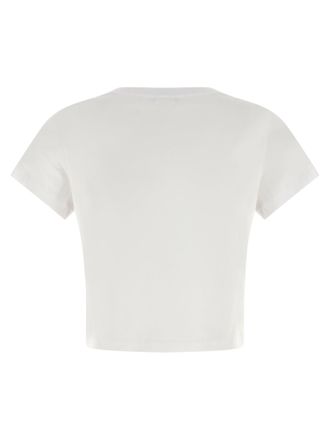 Maison Kitsun&eacute; White Cotton T-Shirt