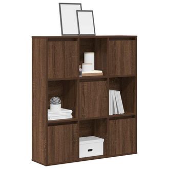 Berkfield Home Bookcase Brown Oak 89x24x101.5 cm Engineered Wood