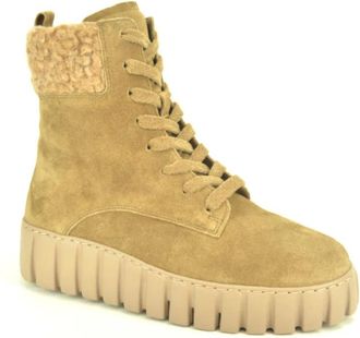 Gabor Daim Bott. N.+pelske DZ - Dames - Veterlaarzen - Bruin - 34 1/2 EU - Su&egrave;de - Schoenen