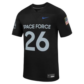 Nike Air Force Nike Mens College Untouchable Game Jersey in Black | P31811J521AFD2-BLK