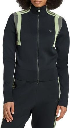 adidas Knit Track Top in Black at Nordstrom Rack, Size Xx-Small