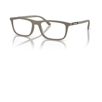 Emporio Armani 4160 Sole Rectangular Eyeglasses with Matte Frame