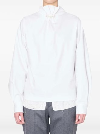 Kolor pearl-embellished top - White