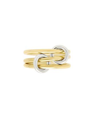 Sterling Forever CZ Tamsen Linked Stacking Ring Set