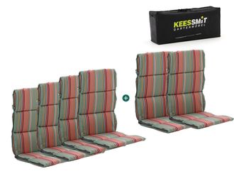Kees Smit Madison Fiber hoog tuinkussen set van 6
