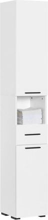 SoBuy Sobuy - BZR166-W Armario para Baño Alto Blanco 31 x 30 x 182 cm