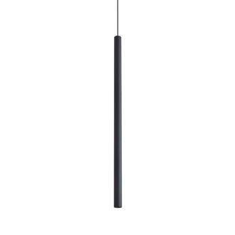Netlighting Look 70cm Slim Pendant Ceiling Light Black 1x LED 1000lm 3000K