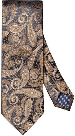 Eton Paisley Silk Tie in Medium Brown at Nordstrom Rack