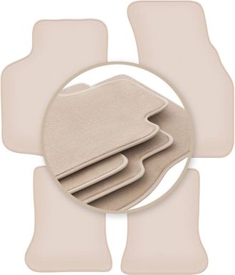 OEM Alfombrillas Beige Premium Para Volkswagen Golf I Cabrio 1979-1993