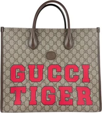 Gucci Pre-owned Handbags, female, Brown, Size: ONE SIZE Pre-owned Fabric gucci-bags