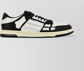Amiri leather skel sneakers rubber sole