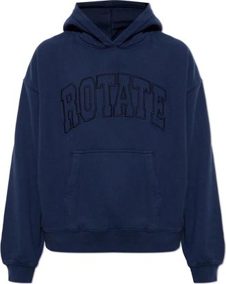 Rotate Hoodie - Dames - Hoodies - Blauw - M - Katoen - Hoodies & sweatvesten