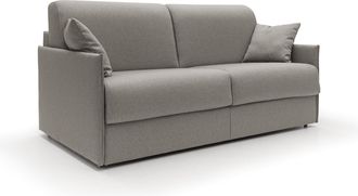 Divani.Store Evans Sof&aacute; Cama Convertible En Tela Impermeable 149 Cm (mat. 120x197) Taupe