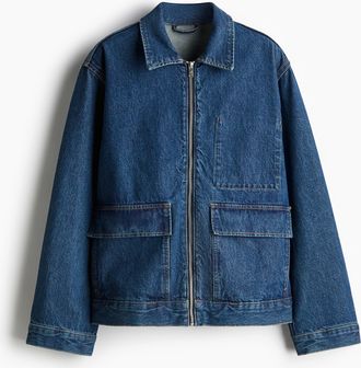 H&M Jeansjacke - Blue