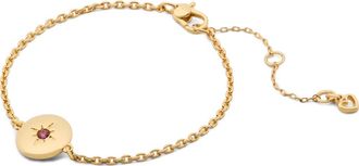 Kate Spade New York peace bracelet in Pink/Gold at Nordstrom
