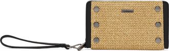 Hammitt Hammitt Bryant Wallet Noir Smooth Raffia Gunmetal