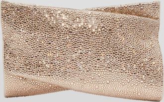 Christian Louboutin Loubitwist Small Clutch in Strass Suede