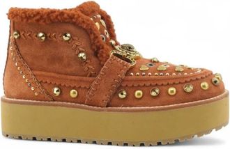 Kurt Geiger Mansion Cosy Boot - Dames - Winterlaarzen - Bruin - 36 EU - Leer - Schoenen