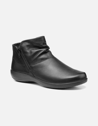 Hotter Womens Murmur Womens Ankle Boots - Black - Size: 4.5