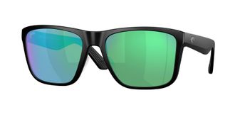 Costa LOS ALIJOS Green Mirror Polarized Glass Square Mens Sunglasses 6S9126 912602 59