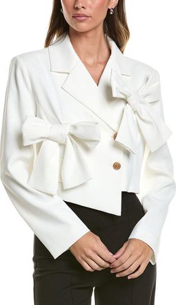 Gracia Applique Bow Crop Jacket