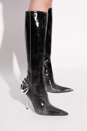 Diesel Heeled Boots D-TEN&HALF, Womens, Black