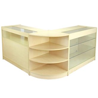MonsterShop Aquarius Maple Shop Counters & Retail Display in Beige