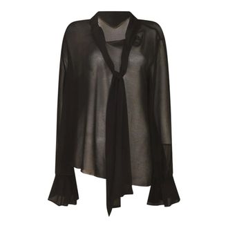 La Petite Robe Di Chiara Boni Blouses, female, Black, XL, Chiara Boni La Petite Robe T-shirts and Polos