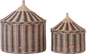 OYOY Circus Aufbewahrungskorb, nutmeg (2er-Set)