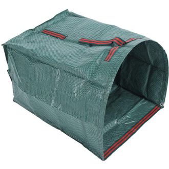 OEM Bolsa Para Residuos De Jard&iacute;n De 200 Litros, Gran Capacidad, Forma Semicircular, Tipo Recogedor, Impermeable, Multifuncional, Con Guantes Y Soporte -c