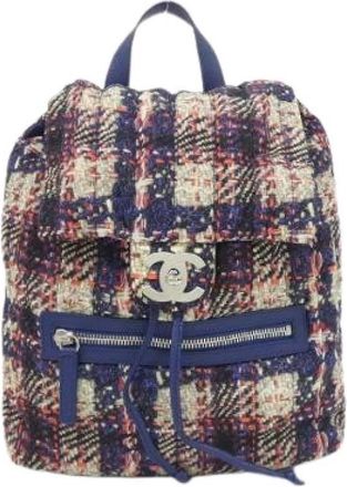 Chanel Pre-owned Nylon Rugzak - Dames - Vintage Rugzakken - Veelkleurig - ONE Size - Nylon - Vintage
