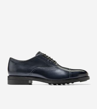 Cole Haan Mens Ledley Grand Cap Toe Oxford Shoes - Blue Size 10.5