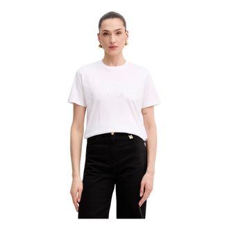 Elisabetta Franchi Mujer, Camisetas, Blanco, Talla: L