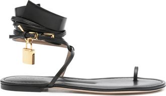 Tom Ford Sandali in pelle - Nero