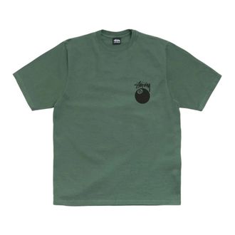 St&uuml;ssy Heren, Tops, Groen, Maat: S Katoen