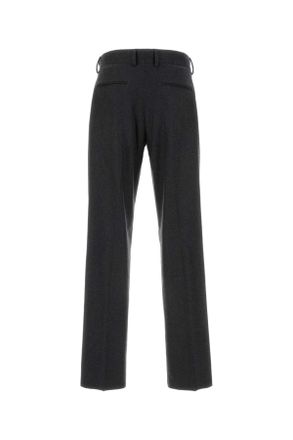 Fendi Mens Dark Grey Stretch Cashmere Pant Exteiror: Elastane Pantaloni