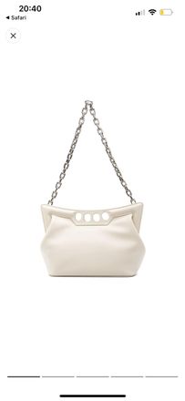 Alexander McQueen Ivory Shoulder Bag Size 38