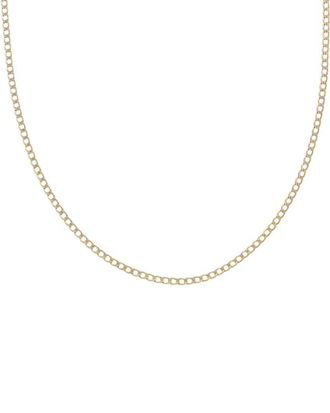 Italian Gold, Inc 10K Pave 2.4Mm Semi-Solid Cuban Link Chain