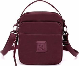BO.BÔ Small Crossbody Bags for Women - Waterproof Purses with Adjustable Strap, Perfect as Shoulder Handbags or Waist Packs, Deep Red